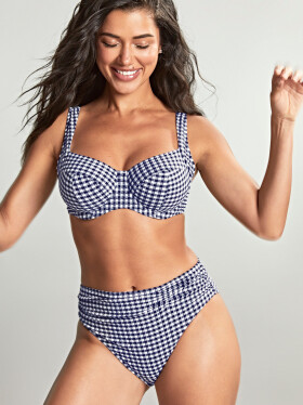 Swimwear Gingham Full Cup Bikini navy gingham SW1722 80G