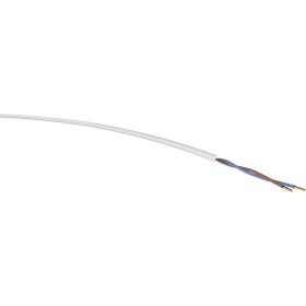 VER H03VV-F 2x0,75 ws Ri.100 energetický kabel H03VV-F 2 x 0.75 mm² biela 100 m; VER H03VV-F 2x0,75 ws Ri.100