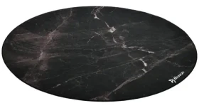 Arozzi Zona Floorpad Black Marble / ochranná podložka na podlahu / guľatá 121 cm priemer / design čierny mramor (AZ-ZONA-PAD-BKM)