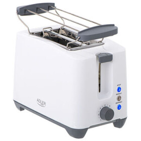 Adler AD 3216 biela / Toaster / 750W / 2 toasty / tlačidlo STOP (AD 3216)