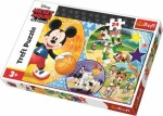 Trefl - Puzzle - Mickey Mouse športuje MAXI