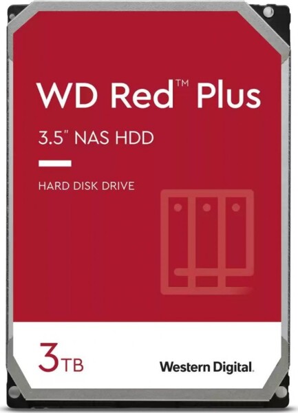 WD Red Plus 3TB 3.5'' SATA III (6 Gb/s) (WD30EFPX)