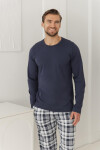 Pyžamo Taro 3664 Dante, s dlhými rukávmi, veľkosti M–2XL, Z26 tmavě modrá M