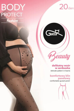 GB BODY PROTECT 02 - 20 DEN HEARTS nero 3-M