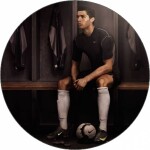 Jedlý papier Cristiano Ronaldo v šatníni 19,5 cm - Pictu Hap - Pictu Hap