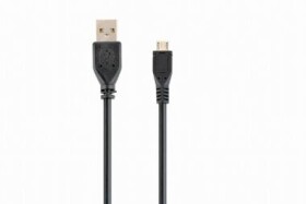 Gembird Micro USB kábel 0.1 m / USB-A (M) - Micro USB (M) / čierna (CCP-MUSB2-AMBM-0.1M)