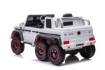 Mamido Elektrické autíčko Mercedes Benz G63 6x6 biele