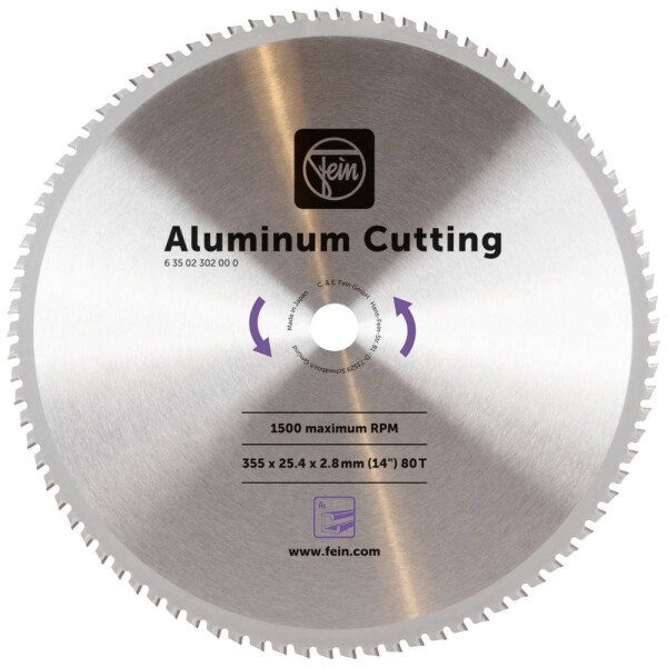 Fein 63502302000 pílový kotúč 355 mm Počet zubov (na palec): 80 1 ks; 63502302000