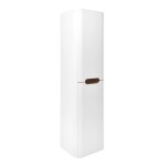 Kúpeľňová skrinka vysoká SAT Fusion 40x149x33 cm biela mat SATFUSIONV40W SATFUSIONV40W