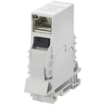 Weidmüller IE-TO-RJ45-C zabudovateľný zástrčkový konektor pre senzory - aktory, 8946920000-1, piny: 8P8C, 1 ks; 8946920000-1