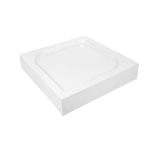 INVENA - Sprchová vanička štvorec 80 x 80, 16, bez sifónu AK-80-K83-P