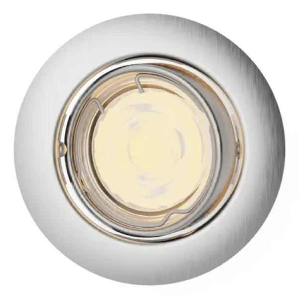 Philips Peridot Rec Kit Rd nikel / Zapustené svietidlo / okrúhle / GU10 / 7W / IP20 (SKL000509972)