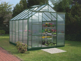 Záhradný skleník z polykarbonátu Vitavia Uranus 8300 PC 4 mm (zelený)