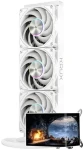 KRUX HydroArc 360 biela / Vodný chladič CPU / 360 mm radiátor / 3x 120 mm PWM ARGB ventilátory / LED displej 6,8" IPS (KRXE011)