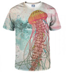 Aloha From Deer Jellyfish T-Shirt TSH AFD443 Červená farba