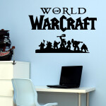 Veselá Stena Samolepka World of Warcraft Farba: oranžová, Veľkosť: 100 x 66 cm
