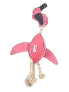 AnimALL Hračka Sup malý koža s povrazmi farebný 39 cm (110281)