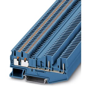 Feed-through terminal block PT 2,5-QUATTRO/2P BU 3209675 Phoenix Contact; 3209675