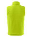 Ďalšia fleecová vesta unisex limetková XS