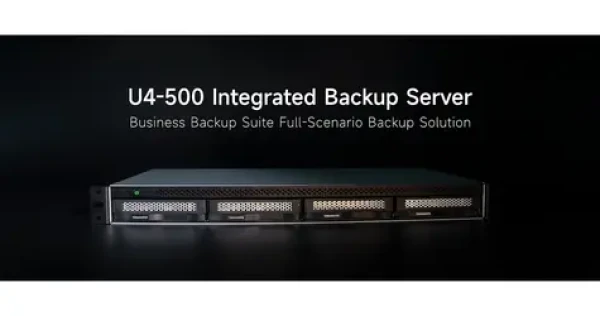 TerraMaster U4-500 / NAS / 1U Rack / 4X SATA HDD / SSD / Intel Core i3-1215U / 8GB DDR5 / 2x 10GbE / Diskless (U4-500)