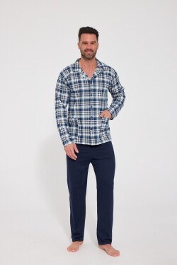 PÁNSKÉ PYŽAMO DR 114 model 22220214 - Cornette modrá XL