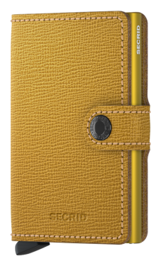 Mini peňaženka Secrid Miniwallet Crisple Ochre