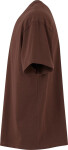 New Morning Studios NM 003 Unisexové tričko oversize z hrubej bavlny 57.0003 čokoládovo hnedé chocolate brown M