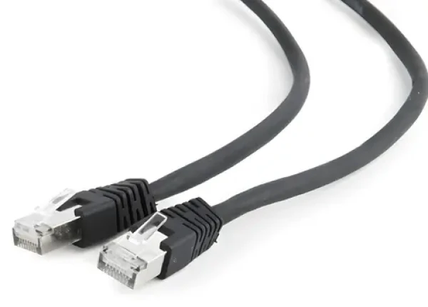 Gembird PP6A-LSZHCU-BK-5M čierna / Patch kábel / RJ45 / Cat.6A / S/FTP / 5 m (PP6A-LSZHCU-BK-5M)