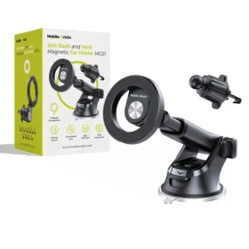 Mobile Origin 2in1 Dash and Vent Magnetic Car Holder čierna / Magnetický 2v1 držiak do auta / doska ventilácia (MO-DAV-MCH)