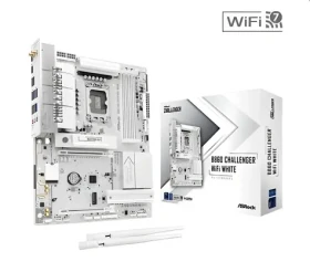 ASRock B860 Challenger WiFi biela / Základná doska / LGA1851 / Intel B860 / 4X DDR5 / Wi-Fi 7 / ATX