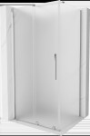 MEXEN/S - Velár sprchovací kút, posuvné dvere 100 x 120, dekor, chróm 871-100-120-31-01