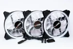 1stCool AURA EVO 1 ARGB / Sada ventilátorov / 120 mm / 3 ks / ARGB / radič (KIT-AURA-EVO-1)