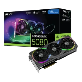 PNY RTX 5080 ARGB GAMING OC 16GB / 2780MHz / 16GB GDDR7 / 256-bit / 1x HDMI + 3x DP / 850W (16) (VCG508016TFXXPB1-O)