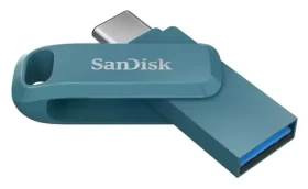 SanDisk Ultra Dual Drive Go 128 GB modrá / Flash disk / USB-A + USB-C / čítanie až 400 MB/s (SDDDC3-128G-G46NBB)