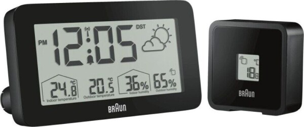 Braun Braun BC 13 BP DCF Radio Weather Station black