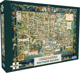 GIBSONS Puzzle Londýn zo Southern Railway