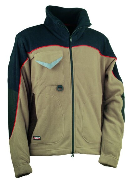 Bunda Fleece Cofra RIDER Farba: Khaki, Veľkosť: S (V026_0_00_S)