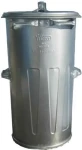 Meva Popolnice 110 l guľatá / Popolnice / 55 × 87 × 55 cm (487021)