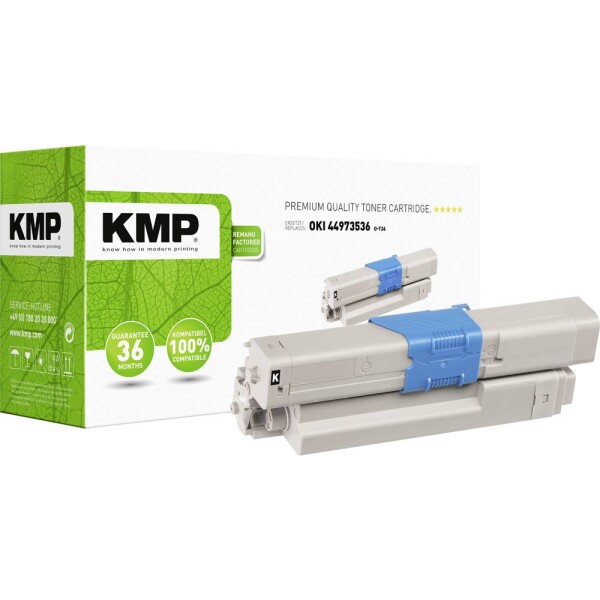 KMP O-T36 toner náhradný OKI 44973536 čierna 2200 Seiten kompatibilná náplň do tlačiarne; 3341,0000