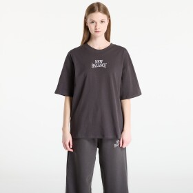 Tričko New Balance Linear Heritage Oversized T-Shirt Faded Black S