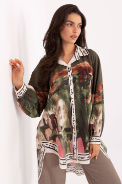 Košeľa s dlhým rukávom model 218394 Rue Paris universal