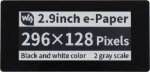 Waveshare Wyświetlacz dotykowy E-paper E-Ink - 2,9'' 296x128px - SPI/I2C - čierno-Biely - do Raspberry Pi Pico - Waveshare 20051}