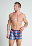 Pánske boxerky 3pack 17301733 M70 plaid-gray-red-tm.modrá - Jockey XL šedá,tm.modrá,červená