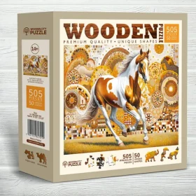 Wooden City Drevené puzzle Elegantný kôň 505 dielikov