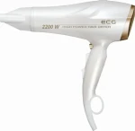 ECG VV 2200 zlatáamp;biela / sušič vlasov / 2200W / 3 teploty / 2 rýchlosti / koncentrátor / difuzér (341710654958)