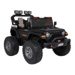 Mamido Elektrické autíčko Extreme Sport 4x4 s premenlivou veľkosťou čiernej