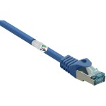 Renkforce RF-5233510 RJ45 sieťové káble, prepojovacie káble CAT 6A S/FTP 30.00 m modrá s ochranou, samozhášavý 1 ks; RF-5233510