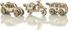 Wooden City 3D Puzzle prívesky vozidla