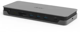Acer USB Type-C Gen 1 Dock strieborná / USB-C / HDMI 4K / Power Delivery 60W / Display Port (GP.DCK11.00Q)