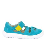 Dievčenské barefoot sandále ELASTIC Turquoise Froddo G3150262-15 turquoise - 29